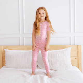 Kickee Pants Short Sleeve Pajama Set - Cake Pop Doe & Fawn | Baby Riddle