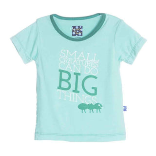 Print Bamboo Short Sleeve Tee, Big Ant Baby & Toddler Tops