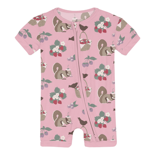 Kickee Pants Shorty Sleeper with Zipper - Cake Pop Berry Picking | Baby Riddle