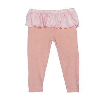 KicKee Pants Skirted Leggings, Blush with Lotus