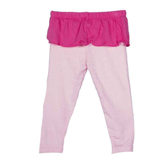 Solid Bamboo Skirted Leggings, Lotus with Winter Rose Baby & Toddler Bottoms