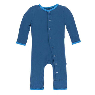 Solid Bamboo Coverall with Snaps - Twilight with Amazon Baby & Toddler Sleepwear