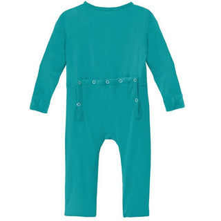 Solid Bamboo Coverall with Zipper - Neptune (TBD22) Baby & Toddler Sleepwear