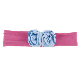 Solid Bamboo Flower Headband Flamingo with Pond, One Size Baby & Toddler Clothing Accessories