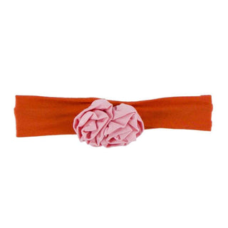 Solid Bamboo Flower Headband Poppy with Lotus, One Size Baby & Toddler Clothing Accessories