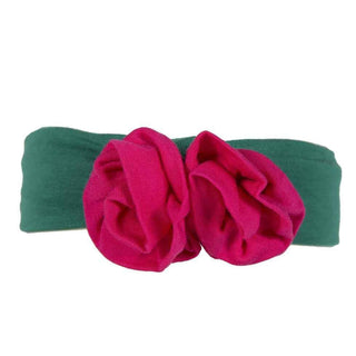 Solid Bamboo Flower Headband Shady Glade with Prickly Pear, One Size Baby & Toddler Clothing Accessories