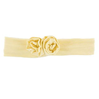 Solid Bamboo Flower Headband Wallaby, One Size Baby & Toddler Clothing Accessories