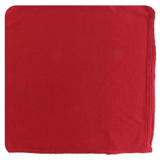 Solid Bamboo Knit Toddler Blanket EH - Flag Red, One Size EH Swaddling & Receiving Blankets