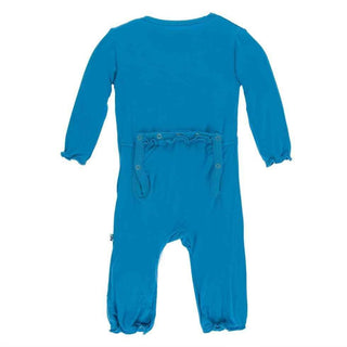 Solid Bamboo Muffin Ruffle Coverall with Snaps - Amazon Baby & Toddler Sleepwear