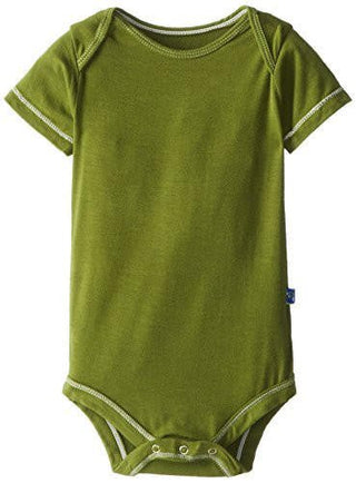 KicKee Pants Solid Short Sleeve One Piece - Moss