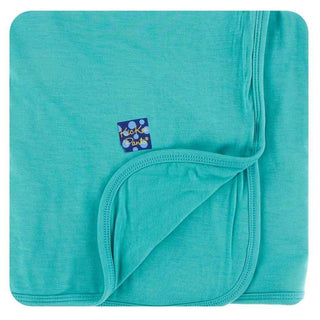 KicKee Pants Solid Stroller Blanket - Neptune, One Size