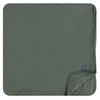 Solid Bamboo Toddler Blanket - Succulent, One Size Swaddling & Receiving Blankets