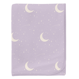 Kickee Pants Swaddling Blanket - Thistle Starry Sky & Moon | Baby Riddle