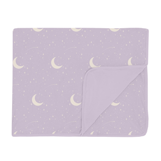 Kickee Pants Toddler Blanket - Thistle Starry Sky & Moon | Baby Riddle