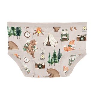 Kickee Pants Training Pants - Latte Camping Animals | Baby Riddle