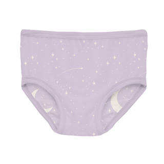 Kickee Pants Underwear (Set of 3) - Thistle Starry Sky & Moon, Shrinking Violet & Shrinking Violet Pressed Flowers | Baby Riddle