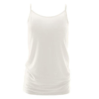 Women's Solid Bamboo Cami Tank - Natural Shirts & Tops