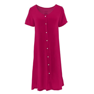 Women's Solid Bamboo Nursing Nightgown - Taffy Nightgowns