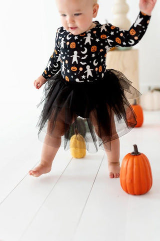 Kiki and Lulu Baby Girls Bamboo Long Sleeve Tulle Dress - Glow in the Dark