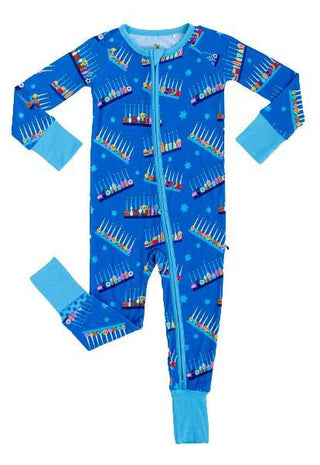 Bamboo Convertible Footie Romper - Menorah Baby & Toddler Sleepwear