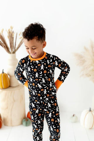 Kiki and Lulu Bamboo Long Sleeve Pajama Set - Glow in the Dark