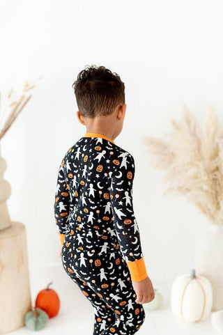 Kiki and Lulu Bamboo Long Sleeve Pajama Set - Glow in the Dark