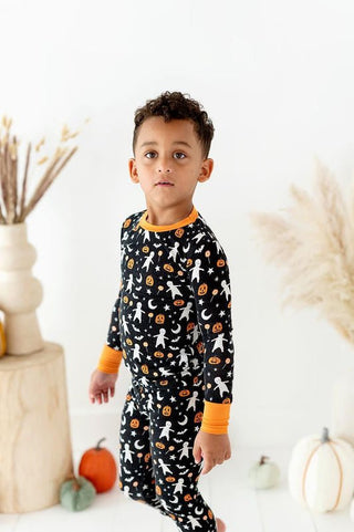 Kiki and Lulu Bamboo Long Sleeve Pajama Set - Glow in the Dark