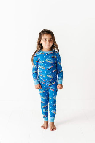 Bamboo Long Sleeve Pajama Set - Menorah Baby & Toddler Sleepwear