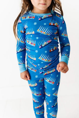 Bamboo Long Sleeve Pajama Set - Menorah Baby & Toddler Sleepwear