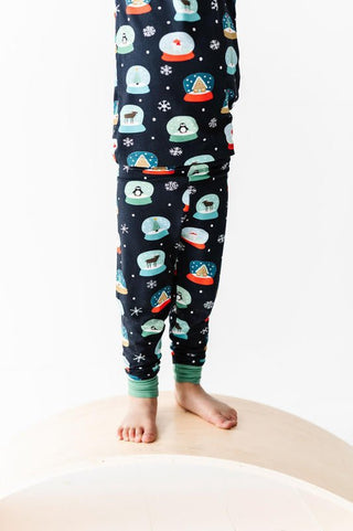 Bamboo Long Sleeve Pajama Set - Snow Globe Baby & Toddler Sleepwear