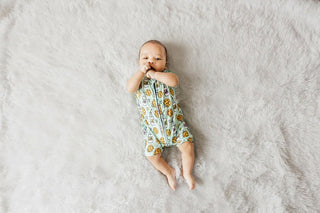 Boy's Bamboo Shortie Romper - FriendChip Goals Kiki and Lulu