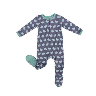 Boys & Girls Bamboo Footie Sleeper - Bunny Hop Baby & Toddler Sleepwear