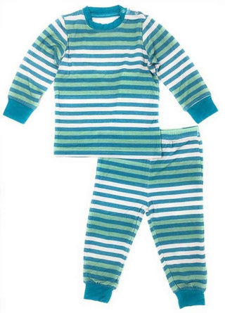 Bamboo Long Sleeve Pajama Set, Cactus Stripe Baby & Toddler Sleepwear