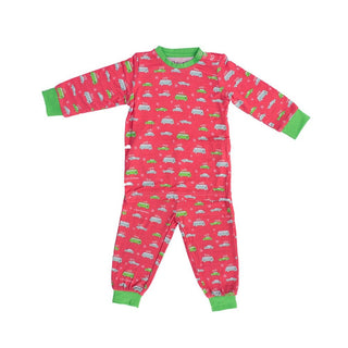 Bamboo Long Sleeve Pajama Set, Christmas Trucks Baby & Toddler Sleepwear