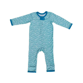 Print Bamboo Coverall Romper - Paper Boats Baby & Toddler Sleepwear