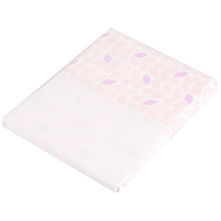 Kushies Girl's Ben & Noa Cotton Percale Crib Skirt - Pink Petals