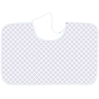 Kushies Girl's Cotton Flannel Nursing Canopy - Lilac Lattice