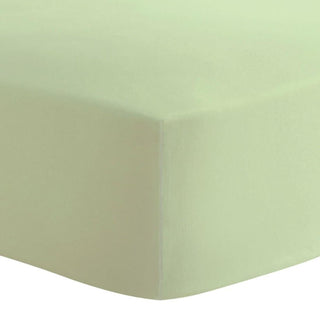 Solid Cotton Jersey Crib Sheet - Green Bed Sheets