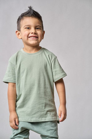 Little Bipsy Elevated Tee Shirt - Basil | Baby Riddle