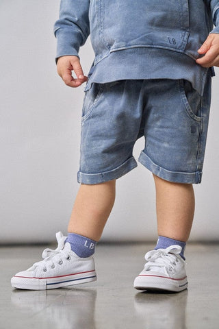 Little Bipsy Cotton Harem Short - Navy Wash | Baby Riddle