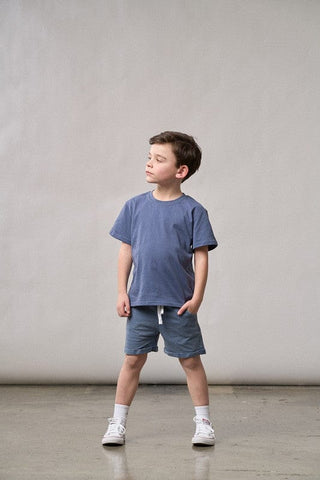 Little Bipsy Cotton Harem Short - Navy Wash | Baby Riddle