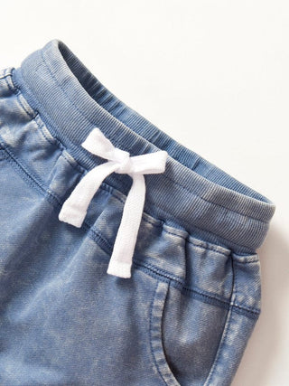 Little Bipsy Cotton Harem Short - Navy Wash | Baby Riddle