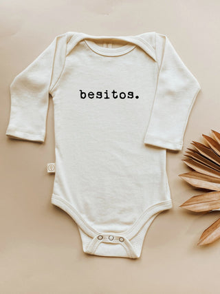 Organic Cotton Long Sleeve Bodysuit - Besitos Long Sleeve Onesie Baby One-Pieces