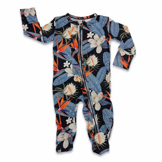 Bamboo Footie Pajamas with Zipper - Cool Tropics Baby & Toddler Sleepwear