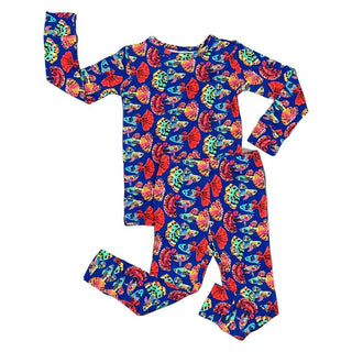 Muse Threads Long Sleeve Pajama Set - Guppies (Fish) | Cozy Sleepies provide warmth and snugness for better sleep.