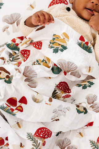 Swaddle Blanket - Mushroom Swaddles Swaddling Blankets