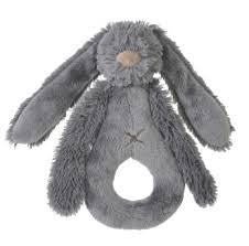 Newcastle Classics Deep Grey Rabbit Richie Rattle by Happy Horse