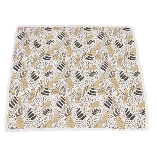 Hungry Giraffe and Animal Print Bamboo Muslin Nursery Blanket Newcastle Classics