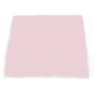 Playful Kitty and Candy Stripe Bamboo Muslin Nursery Blanket Newcastle Classics