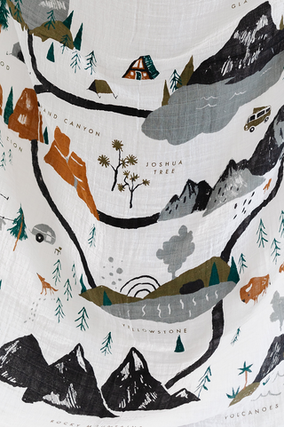 Swaddle Blanket - National Parks Swaddles Swaddling Blankets